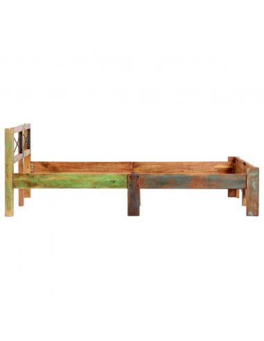 Giroletto in Legno Massello di Recupero 140x200 cm