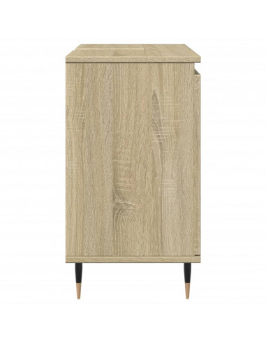 Mobile da Bagno Rovere Sonoma 58x33x60 cm in Legno Multistrato