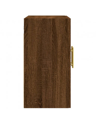 Armadietto a Muro Rovere Marrone 60x31x60 cm Legno Multistrato