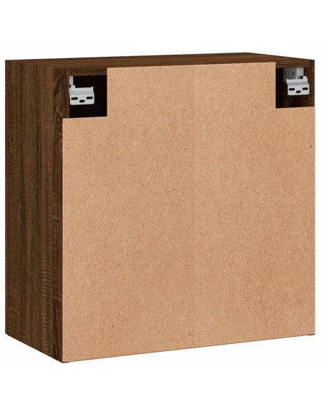 Armadietto a Muro Rovere Marrone 60x31x60 cm Legno Multistrato