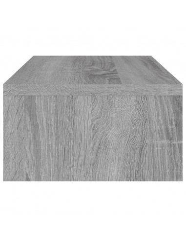 Supporto per Monitor Grigio Sonoma 42x24x13cm Legno Multistrato