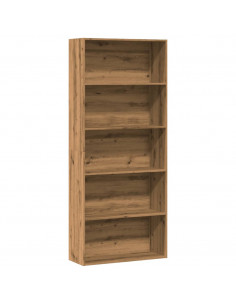 Libreria Rovere Artigianale 80x30x189 cm in Legno Multistrato 2