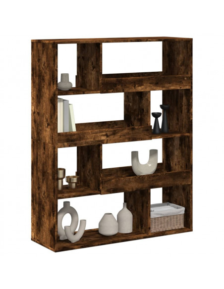 Divisorio Stanza Rovere Fumo 100x33x125,5 cm in Truciolato