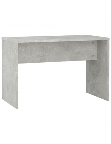 Set Tavolo da Toeletta Grigio Cemento con LED Legno Multistrato