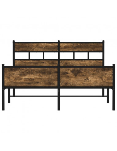 Giroletto senza Materasso Rovere Fumo 150x200 cm in Truciolato