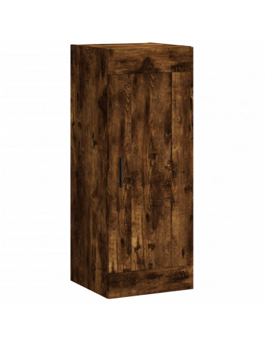 Credenza Rovere Fumo 34,5x34x180 cm in Legno Multistrato