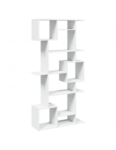 Libreria Bianca 92x29x188 cm in Legno Multistrato