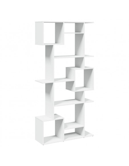 Libreria Bianca 92x29x188 cm in Legno Multistrato