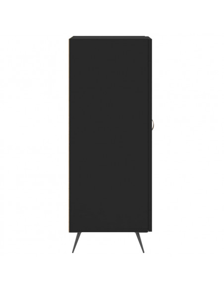 Credenza Nero 34,5x34x90 cm in Legno Multistrato
