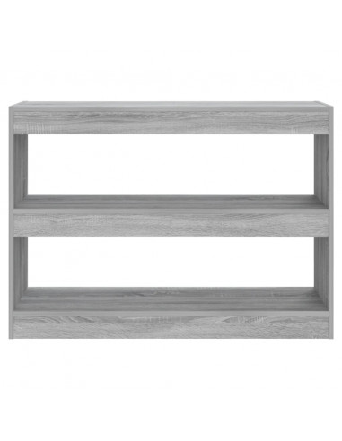 Libreria/Divisorio Grigio Sonoma 100x30x72 cm