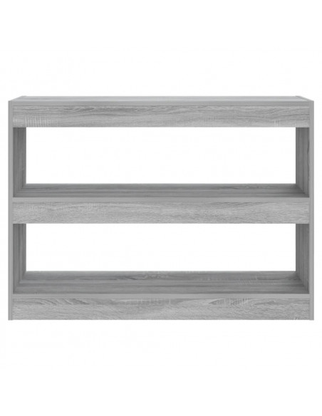 Libreria/Divisorio Grigio Sonoma 100x30x72 cm