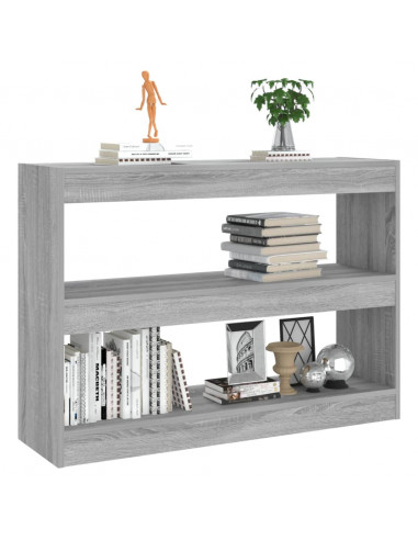 Libreria/Divisorio Grigio Sonoma 100x30x72 cm