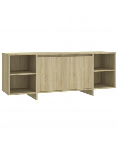Mobile Porta TV Rovere Sonoma 130x35x50 cm in Truciolato 2