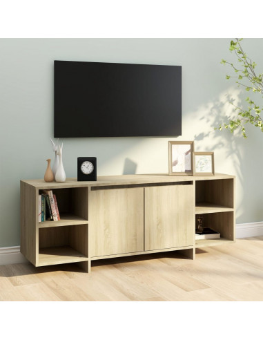 Mobile Porta TV Rovere Sonoma 130x35x50 cm in Truciolato