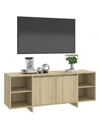 Mobile Porta TV Rovere Sonoma 130x35x50 cm in Truciolato