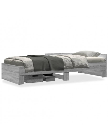 Giroletto Grigio Sonoma 90x200 cm in Legno Multistrato