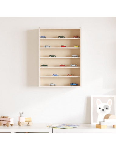 Mobili con Vetrina Parete con 6 Ripiani 40x8,5x55 cm