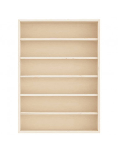 Mobili con Vetrina Parete con 6 Ripiani 40x8,5x55 cm