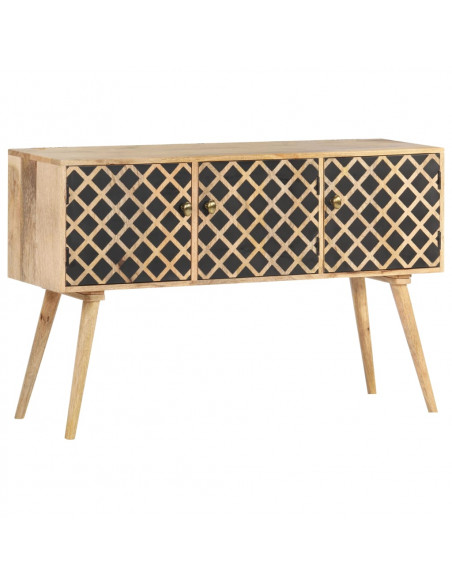 Credenza 118x35x75 cm in Legno Massello di Mango