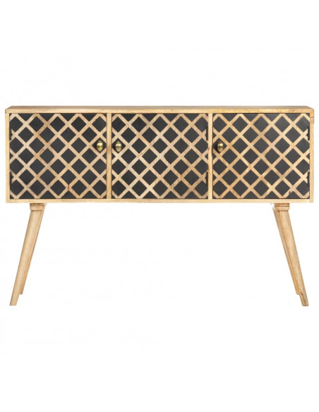 Credenza 118x35x75 cm in Legno Massello di Mango