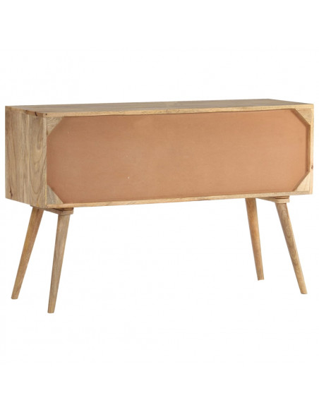 Credenza 118x35x75 cm in Legno Massello di Mango