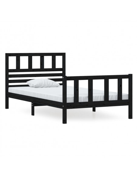 Giroletto Nero in Legno Massello 100x200 cm