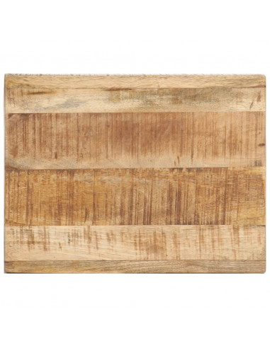 Tavolino 40x30x50 cm in Legno Massello di Mango Grezzo