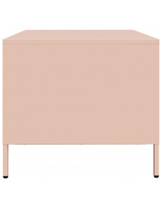 Mobile TV Rosa 68x50x43,5 cm in Acciaio Laminato a Freddo 2