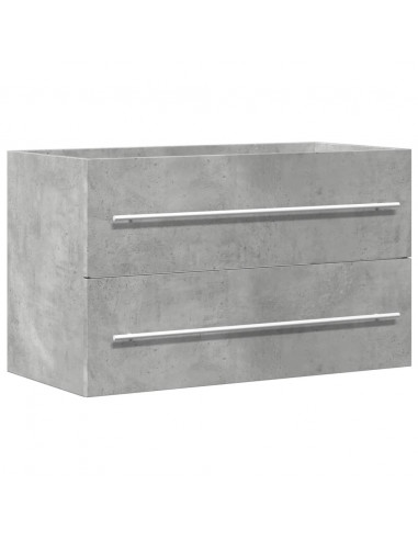 Mobile Lavabo Rovere Artigianale 80x38,5x48 cm in Truciolato