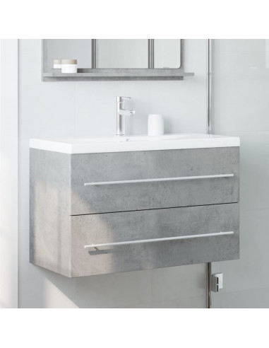 Mobile Lavabo Rovere Artigianale 80x38,5x48 cm in Truciolato