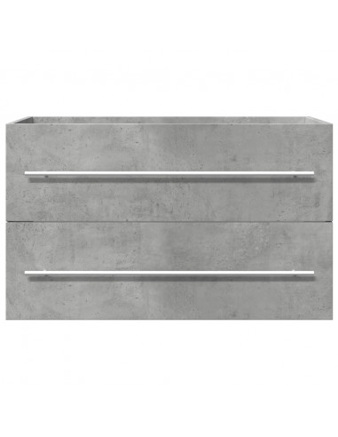 Mobile Lavabo Rovere Artigianale 80x38,5x48 cm in Truciolato