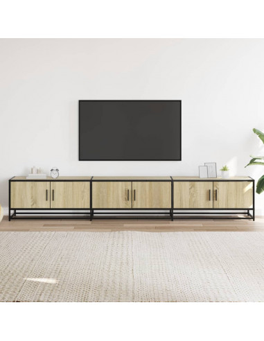 Mobile per TV Rovere Sonoma 240x35x41 cm in Truciolato