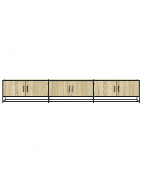 Mobile per TV Rovere Sonoma 240x35x41 cm in Truciolato