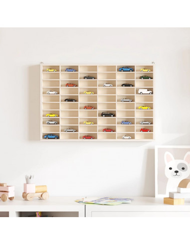 Mobili con Vetrina Parete con 60 Scomparti 60x4,5x40,5 cm