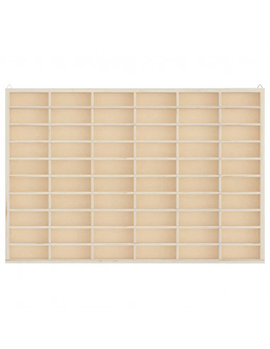 Mobili con Vetrina Parete con 60 Scomparti 60x4,5x40,5 cm