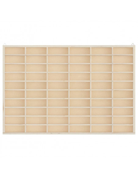 Mobili con Vetrina Parete con 60 Scomparti 60x4,5x40,5 cm