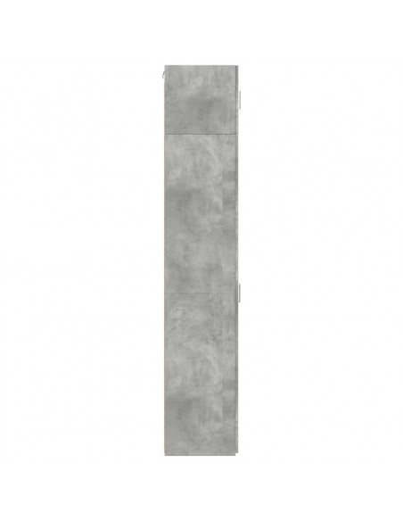 Mobile Sottile Grigio Cemento 45x42,5x225 cm in Truciolato