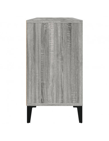 Mobile Lavabo Grigio Sonoma 80x33x60 cm in Legno Multistrato