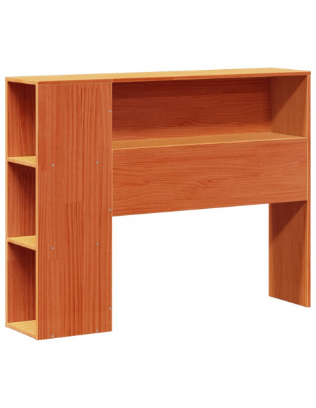 Letto senza Materasso Marrone Cera 90x190 cm in Legno di Pino