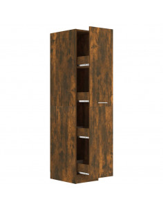 Mobile Farmacia Rovere Marrone 30x42,5x150 cm Legno Multistrato 2