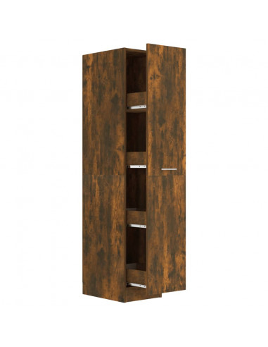 Mobile Farmacia Rovere Marrone 30x42,5x150 cm Legno Multistrato