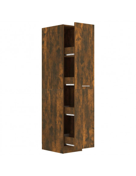 Mobile Farmacia Rovere Marrone 30x42,5x150 cm Legno Multistrato