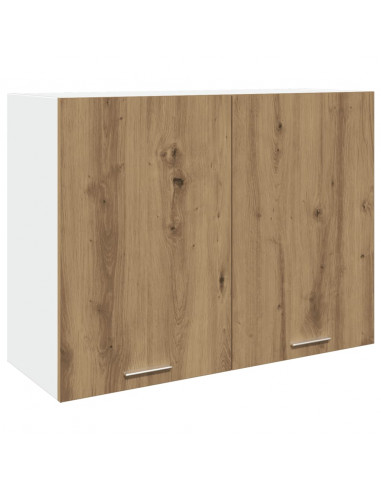 Mobile Pensile Rovere Artigianale 80x31x60 cm Legno Multistrato