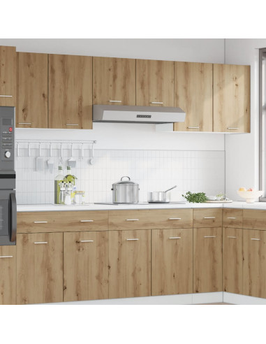 Mobile Pensile Rovere Artigianale 80x31x60 cm Legno Multistrato