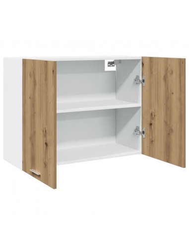 Mobile Pensile Rovere Artigianale 80x31x60 cm Legno Multistrato