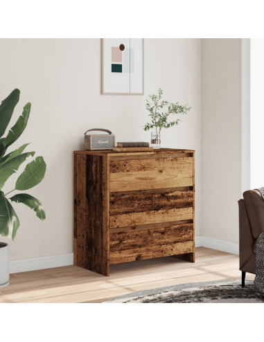 Credenza Legno Antico 70x41x75 cm in Truciolato