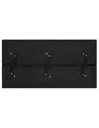 Telo per Carrello da Giardino Nero 81x41x40 cm in Tessuto