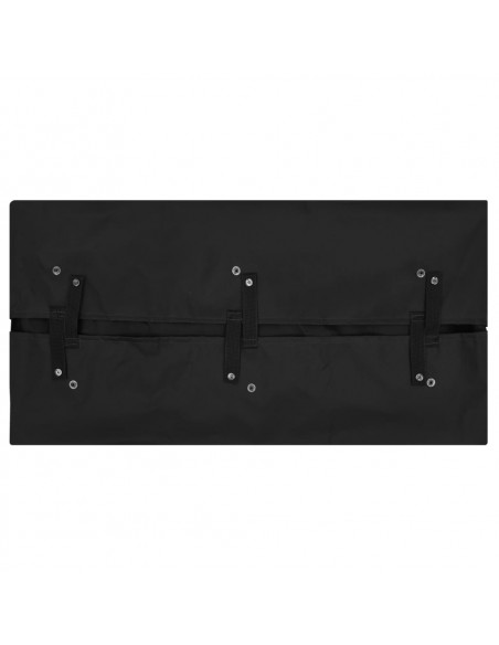 Telo per Carrello da Giardino Nero 81x41x40 cm in Tessuto
