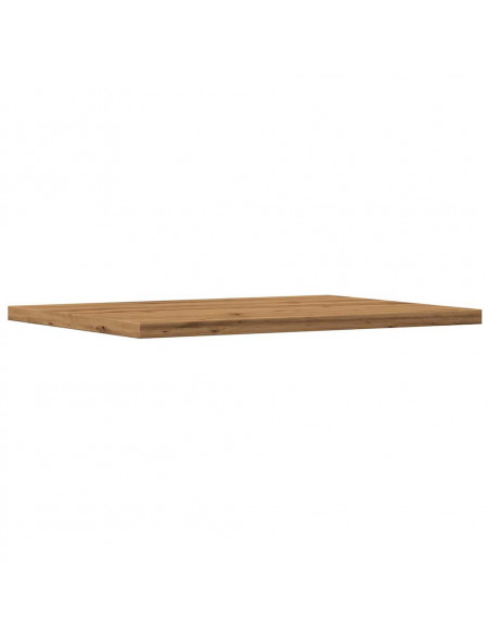 Ripiani per Libreria 4 pz Rovere 60x10x1,5 cm Legno Multistrato
