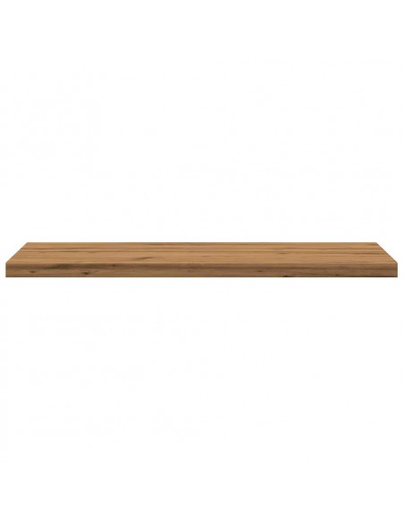 Ripiani per Libreria 4 pz Rovere 60x10x1,5 cm Legno Multistrato